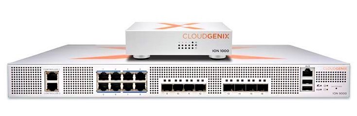 CloudGenix ION 1000（上方）和CloudGenix ION 9000（下方）將Palo Alto Networks CloudGenix SD-WAN解決方案從最小的分公司擴展到數千兆位的校園。