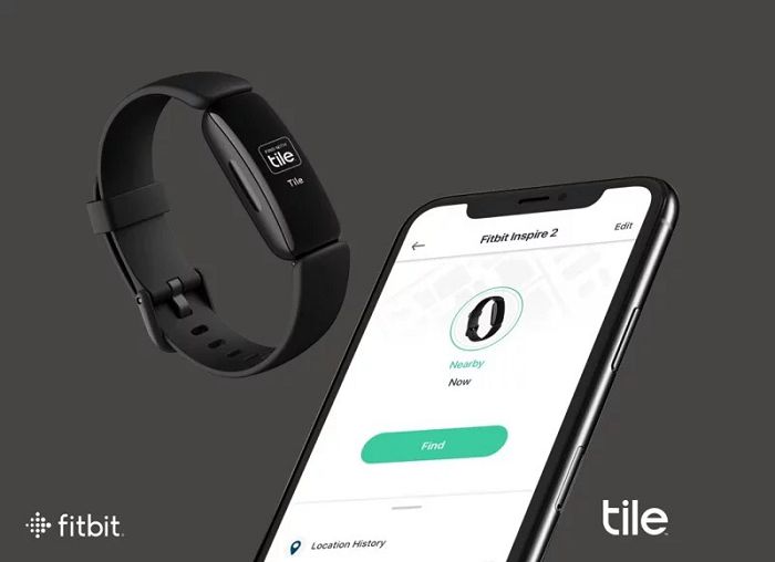 Fitbit Inspire 2 可利用 Tile 應用程式定位，迅速解決遺失裝置的困擾。